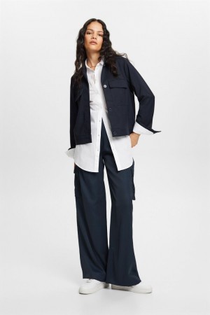 Dámské Blouses Esprit Poplin,100% Bavlněné Bílé | XBC960534