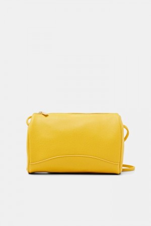 Dámské Kabelky Přes Rameno Esprit Rounded Žluté | JAQ769823