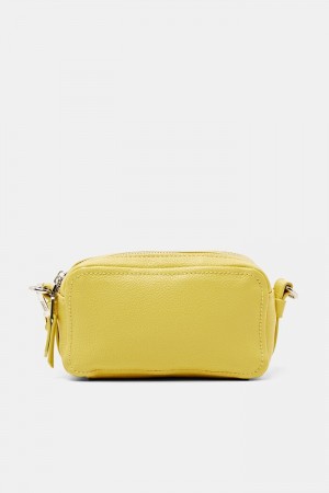 Dámské Kabelky Přes Rameno Esprit Small Faux Læder Žluté | SQX590841