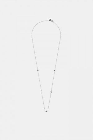 Dámské Šperky Esprit Necklace With Fixed Charms,Sterling Silver Stříbrné | OYH406135