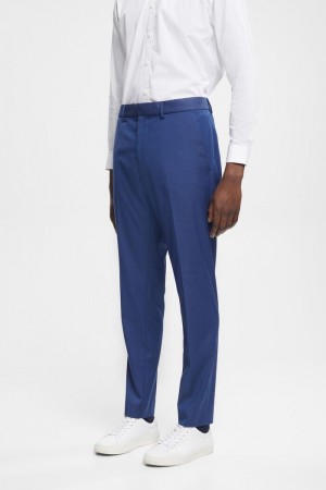 Pánské Blejzry Esprit Slim Fit Blankyt | QKP685412