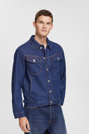Pánské Bundy Esprit Denim Blankyt Světle | ALX135428