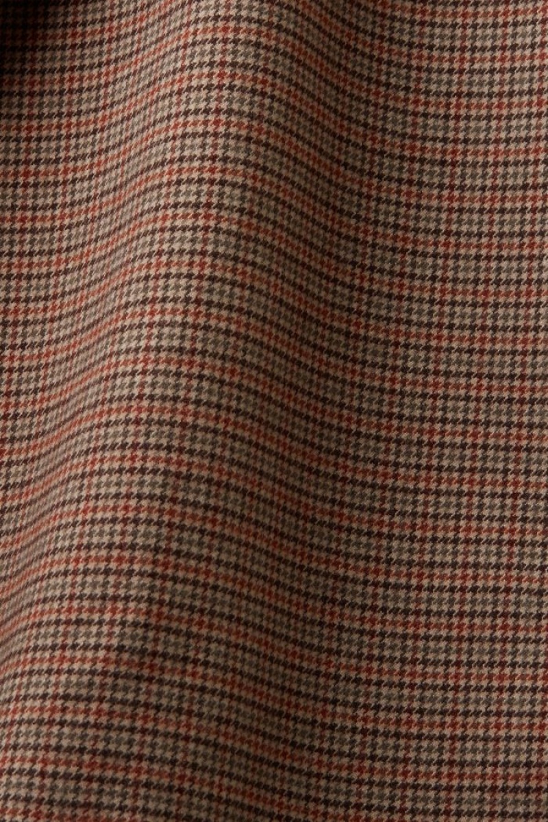 Dámské Blejzry Esprit Checked Single-button Šedé | DRH127508