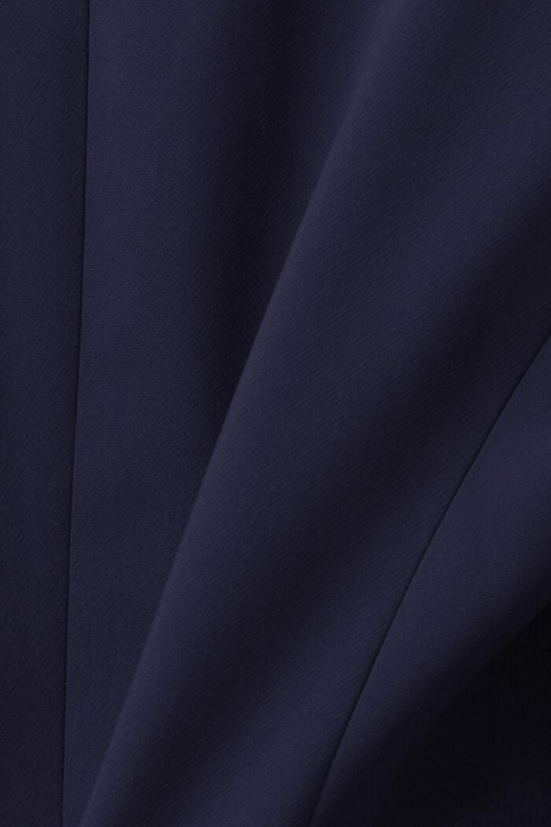 Dámské Blejzry Esprit Ruched Sleeve Tmavě Blankyt | UBG402578
