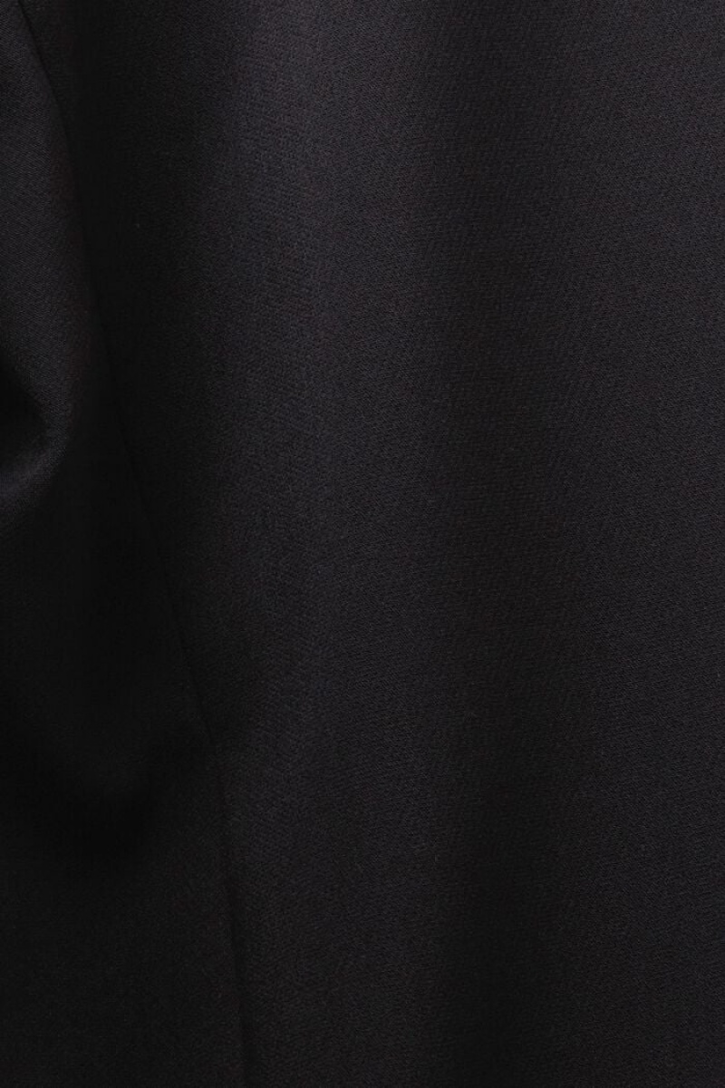 Dámské Blejzry Esprit Ruched Sleeve Černé | LGH825461