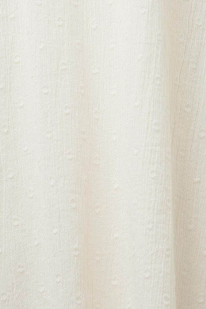 Dámské Blouses Esprit Plumetis,100% Bavlněné Bílé | QUX768421