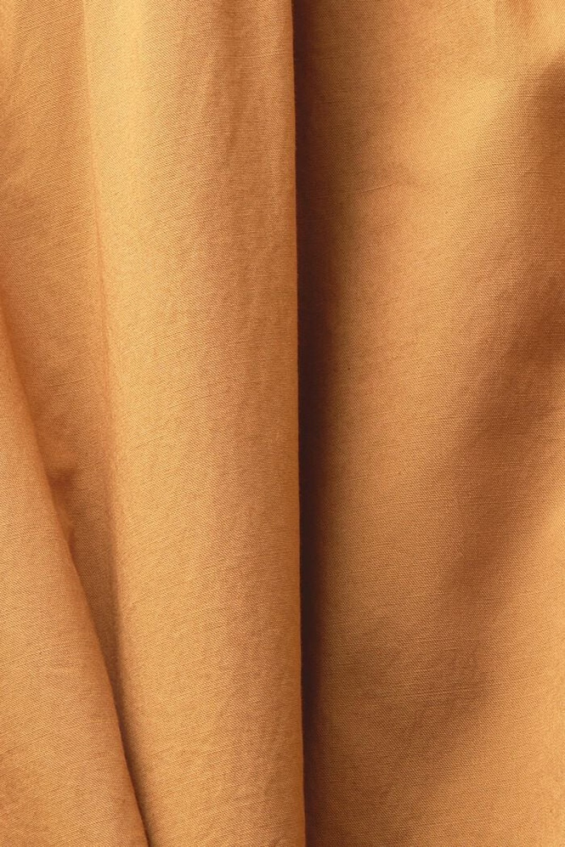 Dámské Blouses Esprit Poplin,100% Bavlněné Hnědé | VNX097345
