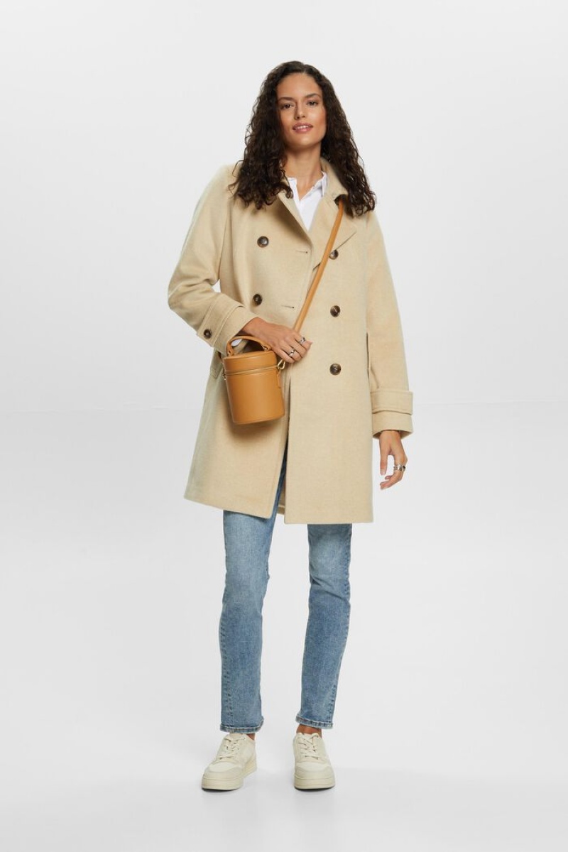 Dámské Džíny Esprit Recycled: Mid-rise Slim Blankyt Světle | STE548130