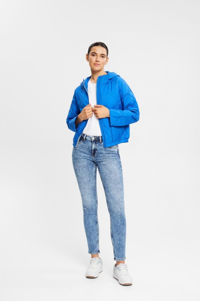 Dámské Džíny Esprit Slim Fit Stretch,Dual Max Blankyt | QZA807195