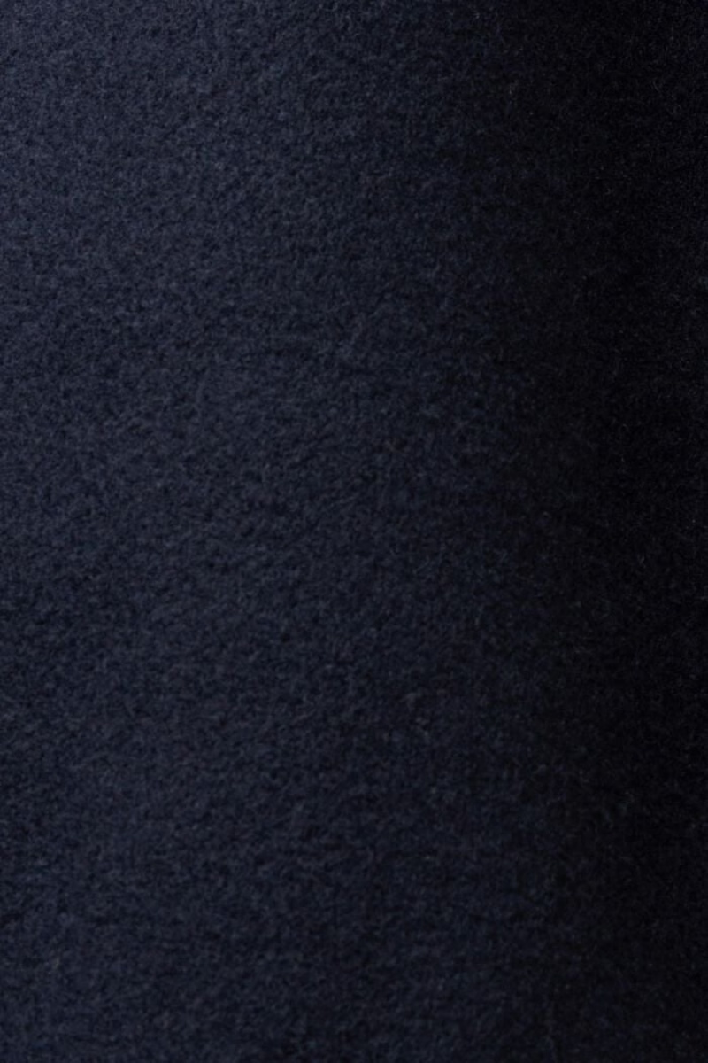 Dámské Kabáty Esprit Mixed Materiál S Kapucí Tmavě Blankyt | FRG421537