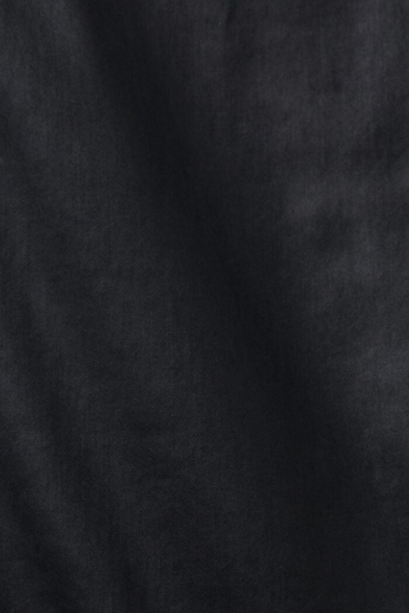 Dámské Kalhoty Esprit Coated Černé | HIG673890