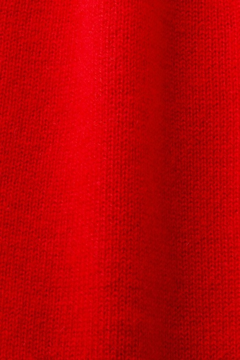 Dámské Kardigan Esprit Cashmere V-neck Červené | VWK762315