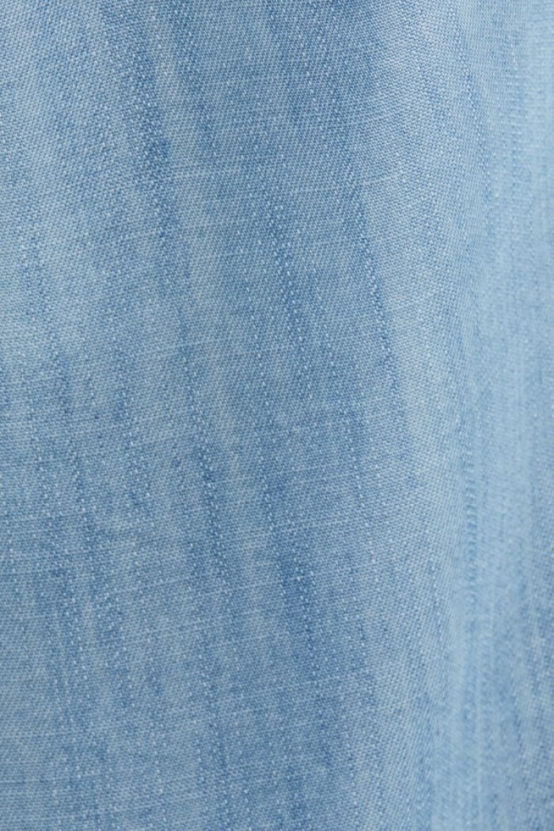 Dámské Kombinéza Esprit Krátké In A Denim Look,Tencel™ Blankyt Světle | RVA875209
