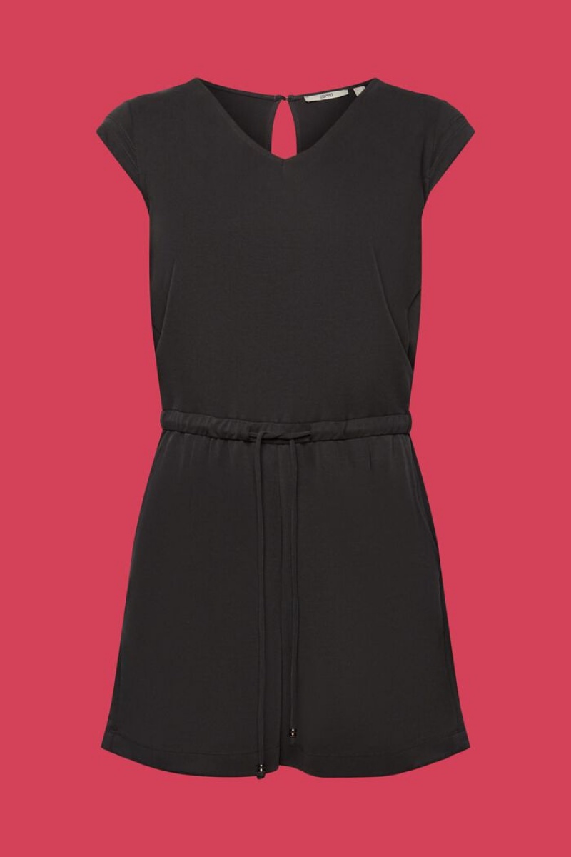 Dámské Kombinéza Esprit Overalls Pletené Tmavě Šedé | LUE204867