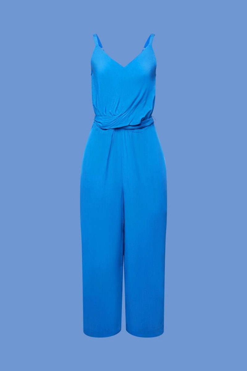 Dámské Kombinéza Esprit Overalls Woven Světle Blankyt | DSE639782
