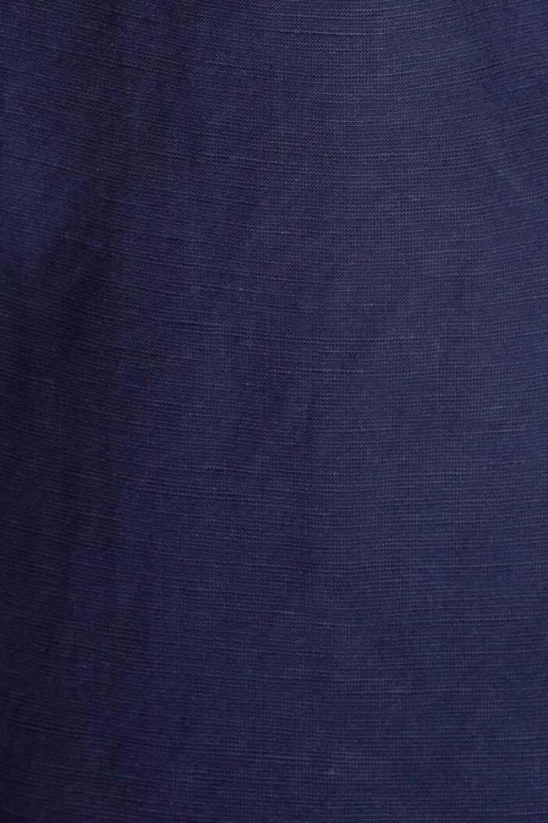 Dámské Kombinéza Esprit Široké Leg,Linen Blend Blankyt | ZDO476319