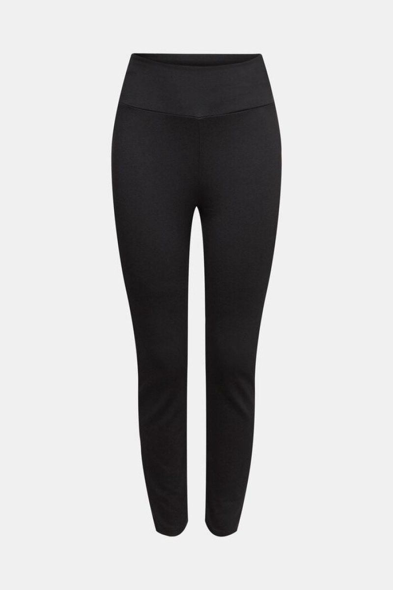 Dámské Legíny Esprit High-rise Černé | XIG306915