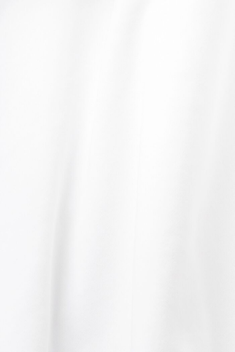 Dámské Mikina s Kapucí Esprit Logo Fleece Bílé | CRM649028