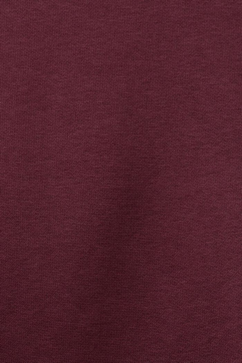 Dámské Mikina s Kapucí Esprit Recycled: Na Zip Vínové | WYU172483