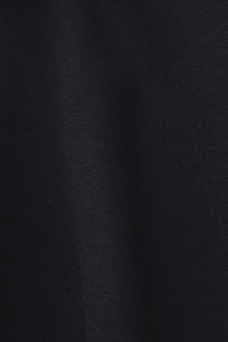 Dámské Mikina s Kapucí Esprit Recycled: Oversized Na Zip Černé | FCG536184