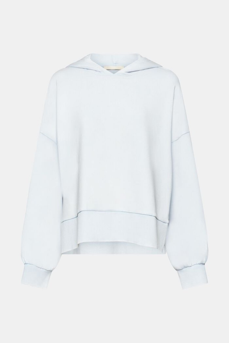 Dámské Mikina s Kapucí Esprit Split Hem Blankyt | LWO851032