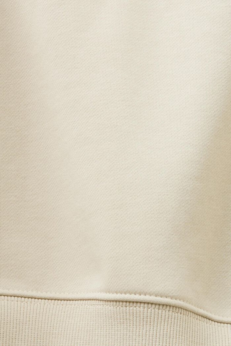 Dámské Mikiny Esprit Half-zip Světle Šedé Hnědé | YXZ432761