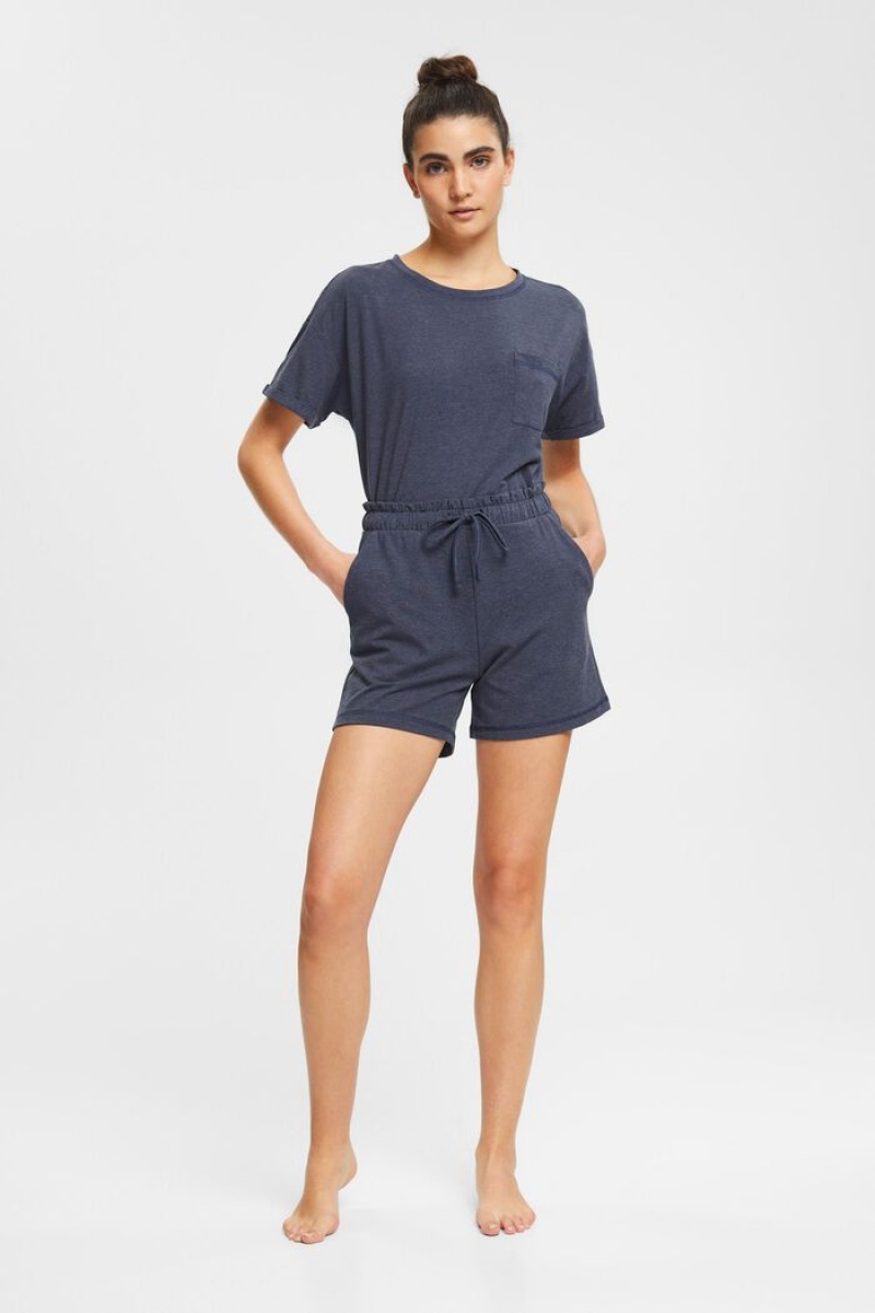 Dámské Noční Prádlo Esprit Elasticated Waistband Tmavě Blankyt | RXM052317