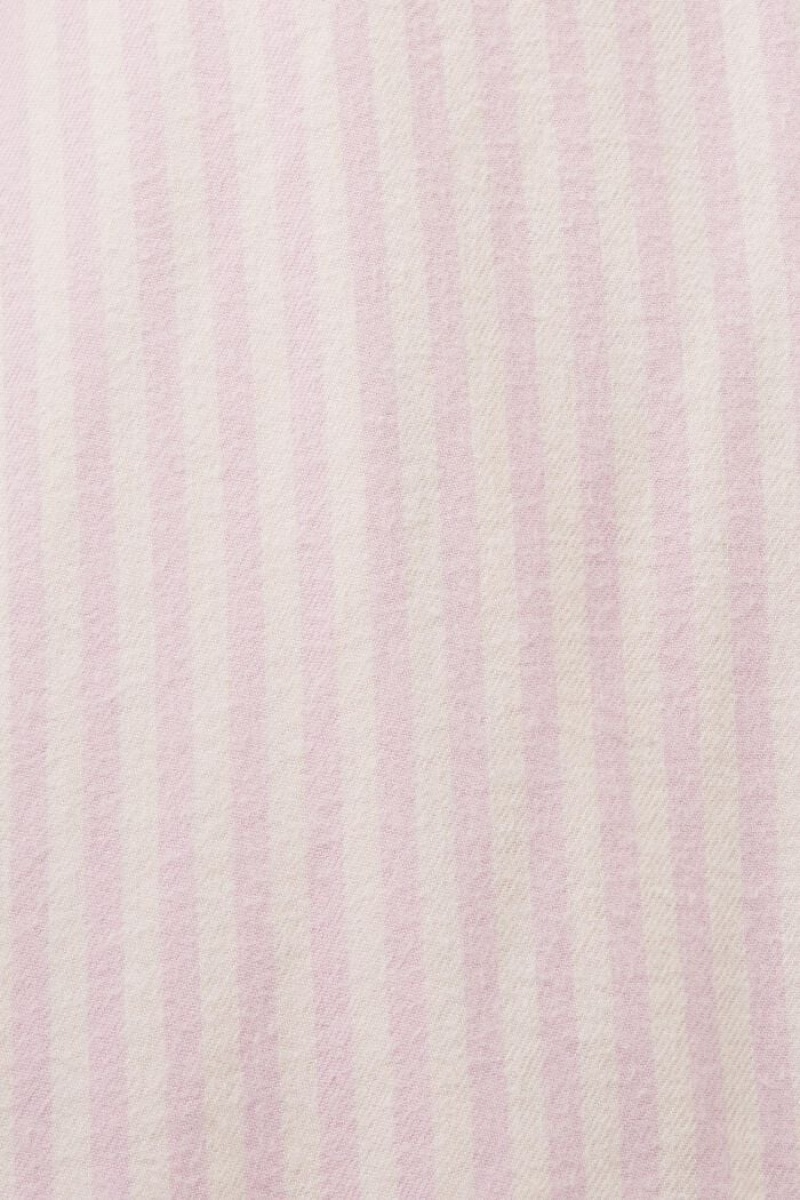 Dámské Noční Prádlo Esprit Flannel Set Světle Růžové | DKI120398
