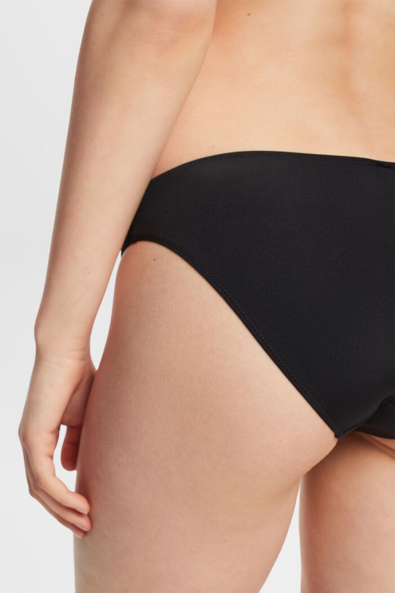 Dámské Noční Prádlo Esprit Hipster Microfiber Černé | AJM420369