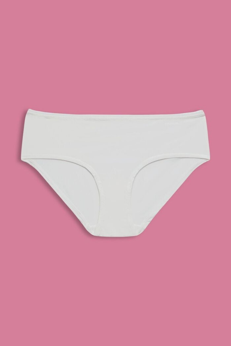 Dámské Noční Prádlo Esprit Microfiber Hipster Bílé | ONJ564319