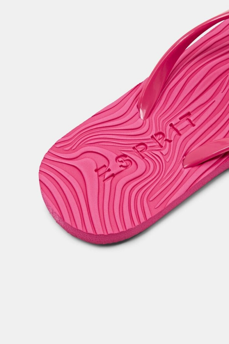 Dámské Pantofle Esprit Trendy Slip Slops Růžové Fuchsie | KRH031724