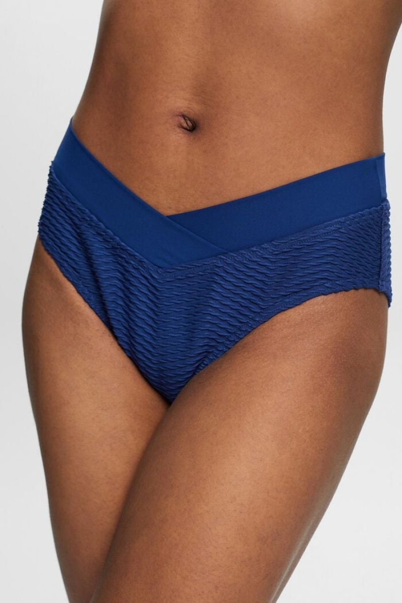 Dámské Plavky Esprit Recycled: Textured Blankyt | NEB290156