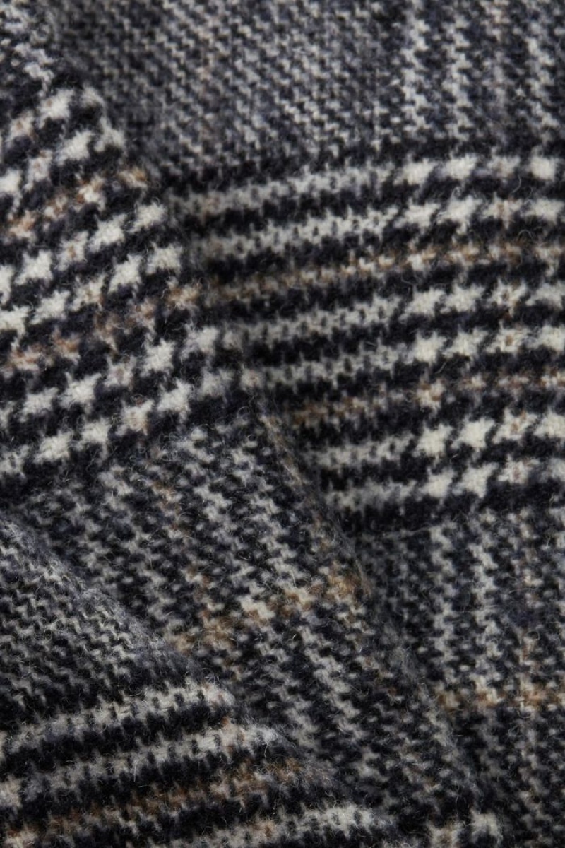 Dámské Sukně Esprit Checked Bouclé Mini Černé | HJX978326
