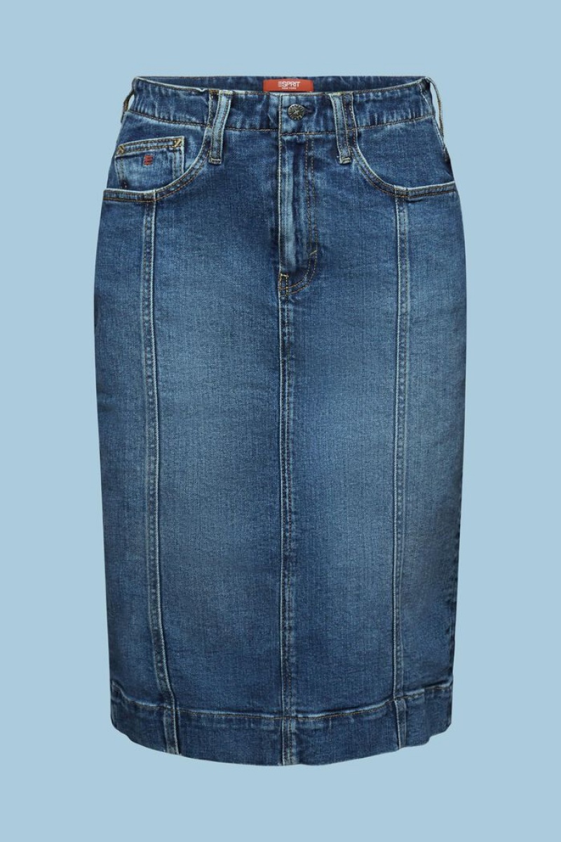 Dámské Sukně Esprit Denim Blankyt | XEO462089