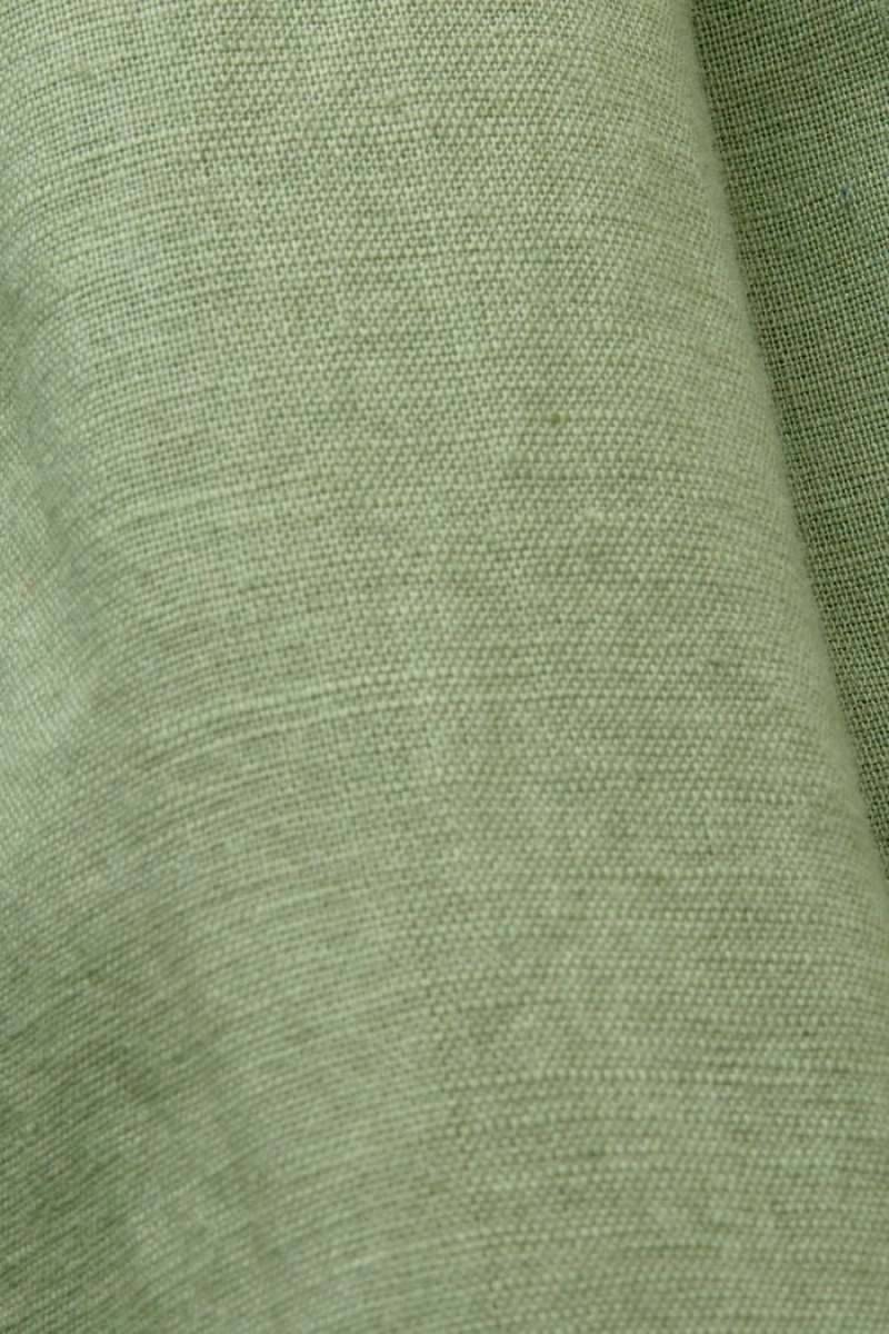 Dámské Šaty Esprit Bavlněné Linen Hnědožlutý | JSZ952368