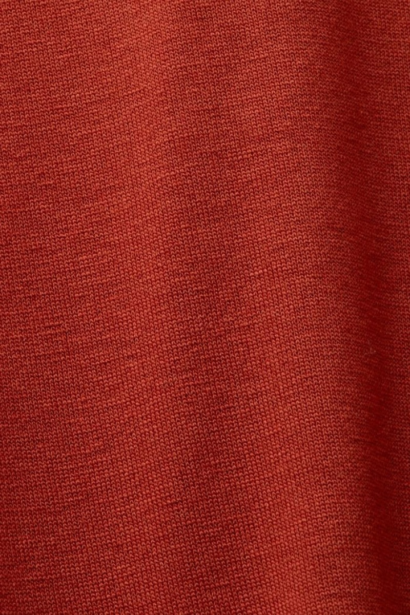 Dámské Šaty Esprit Bell Sleeves Červené | TNV924087