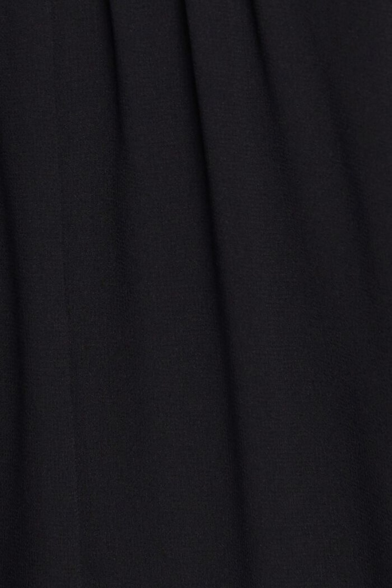 Dámské Šaty Esprit Chiffon Mini With Krajkové Černé | BAD410783