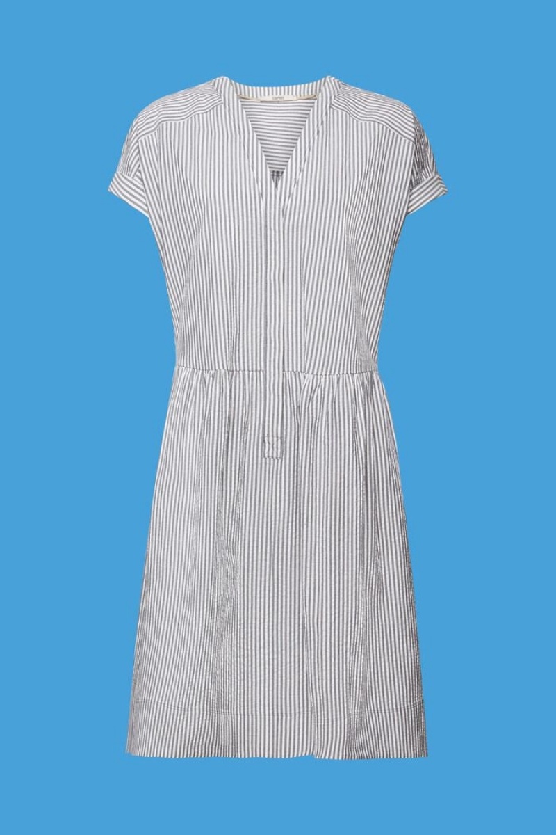 Dámské Šaty Esprit Light Woven Tmavě Blankyt | IED513794