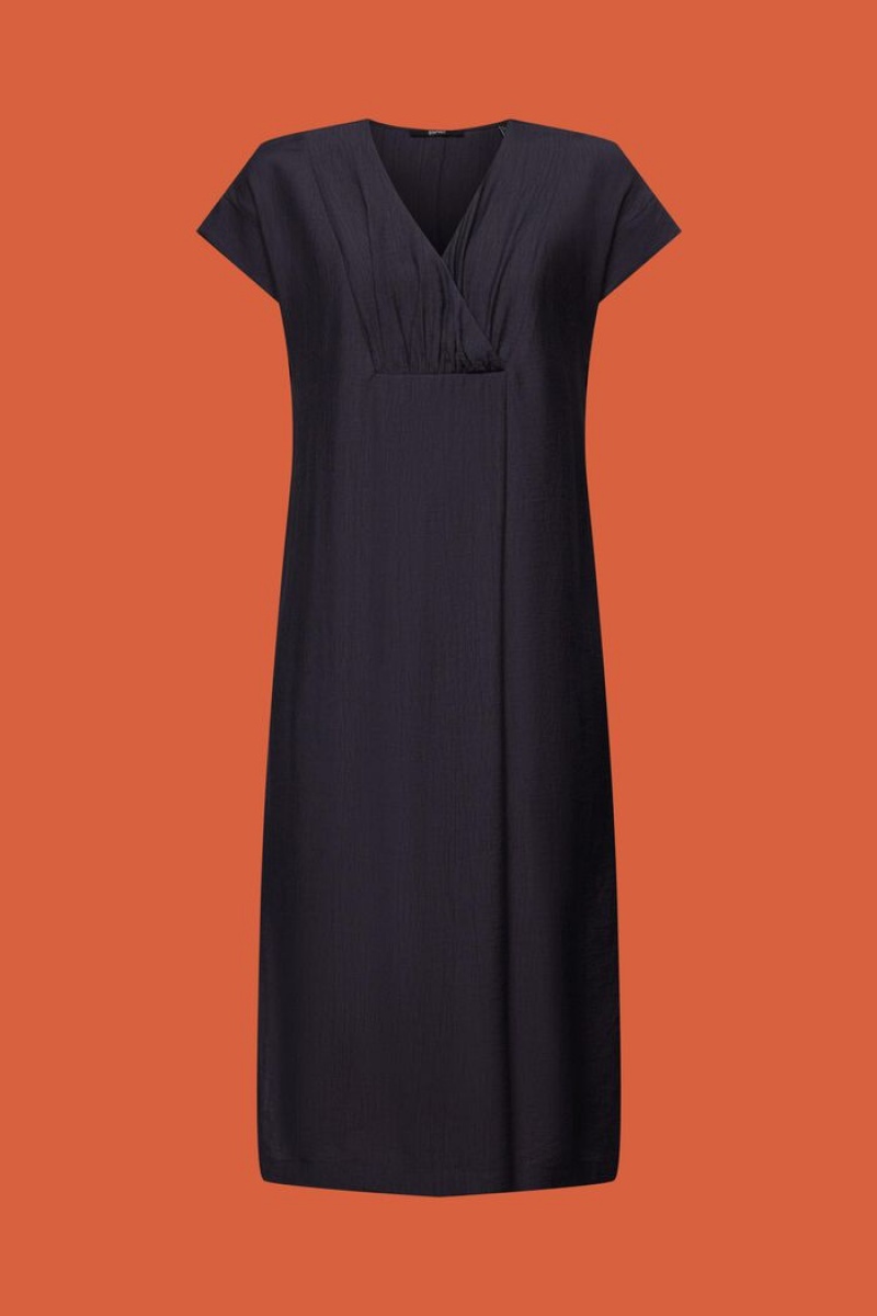 Dámské Šaty Esprit Light Woven Tmavě Šedé | PSH135869