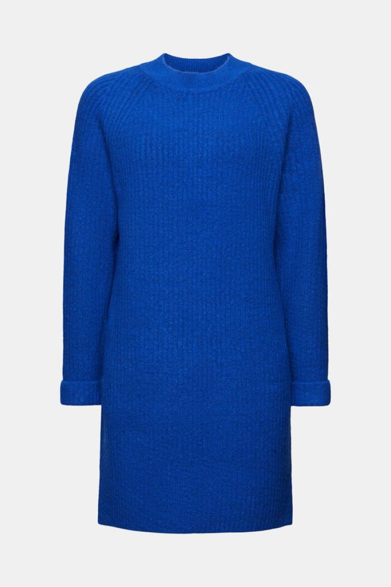 Dámské Šaty Esprit Rib-knit Mini Světle Blankyt | OSJ735820