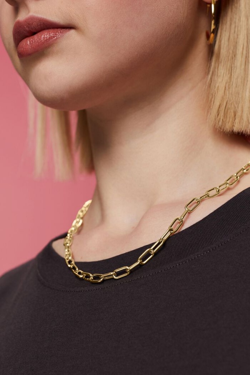 Dámské Šperky Esprit Chain Necklace,Stainless Steel Zlaté | FHN612398