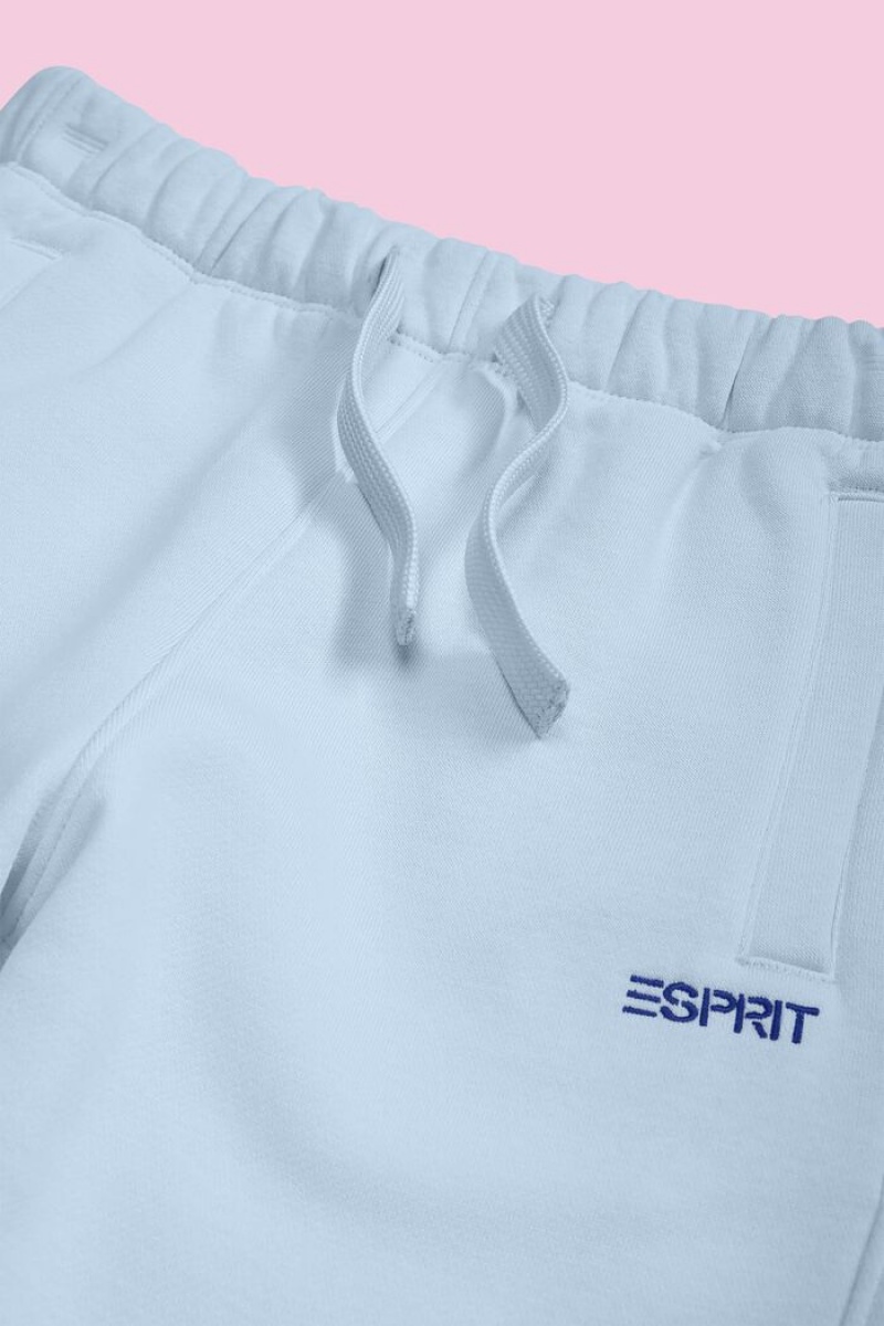 Dětské Kalhoty Esprit Bavlněné-blend Logo Blankyt | GQX701329