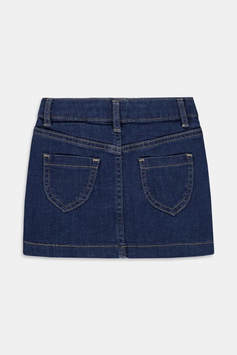 Dětské Sukně Esprit Denim Blankyt Světle | QZF907126