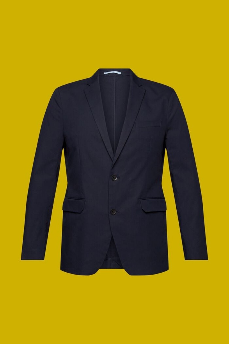 Pánské Blejzry Esprit Blazers Woven Tmavě Blankyt | WRE249605