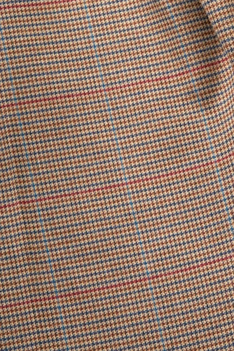 Pánské Blejzry Esprit Dogtooth Checked Hnědé | VHC263015