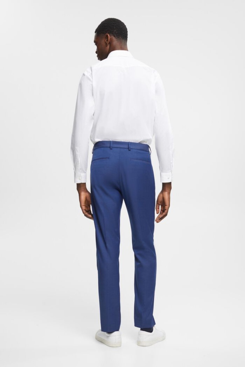 Pánské Blejzry Esprit Slim Fit Blankyt | QKP685412