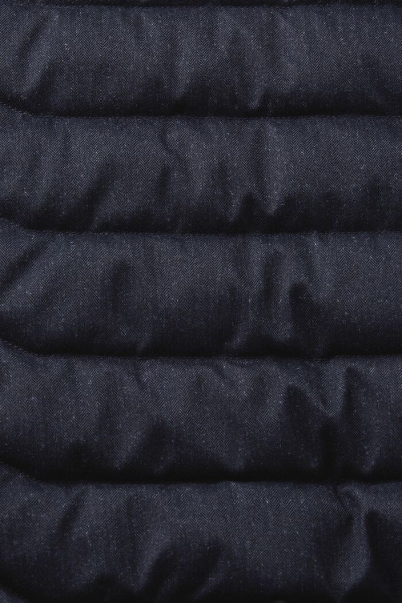 Pánské Bundy Esprit Recycled: Light Puffer Tmavě Blankyt | TEA309521