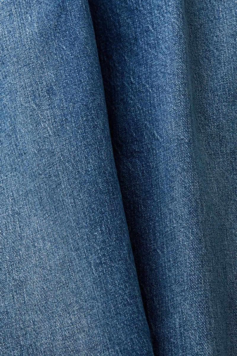 Pánské Džíny Esprit Mid-rise Retro Relaxed Blankyt | PLJ860493