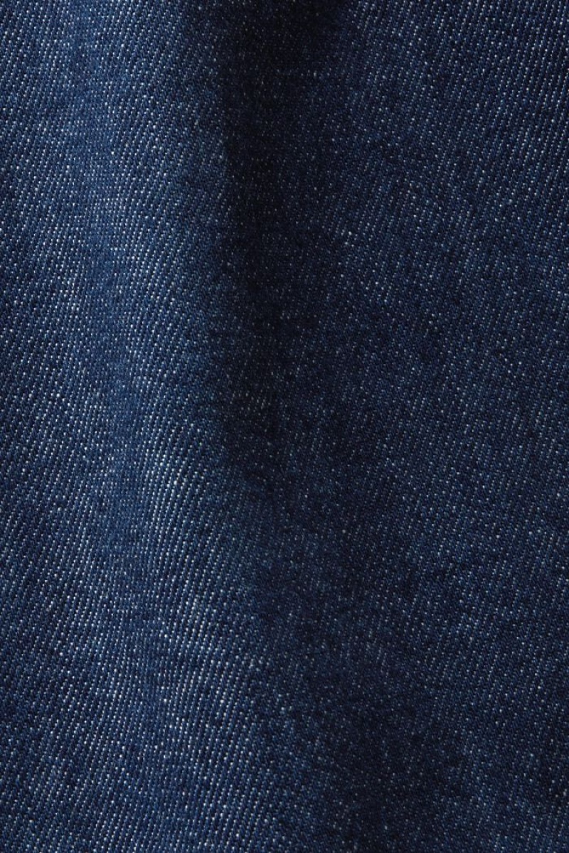 Pánské Džíny Esprit Mid-rise Rovný Blankyt | LAE854276