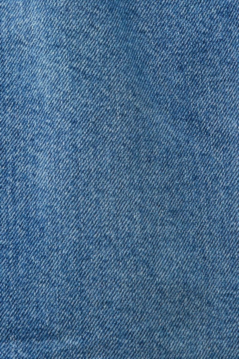 Pánské Džíny Esprit Mid-rise Rovný Blankyt | RQH943680